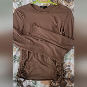 Soft Touch Brown Long Sleeve Top